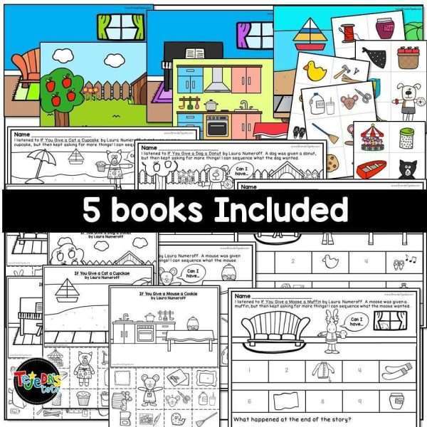 Sequencing and Story Retell Laura Numeroff Books