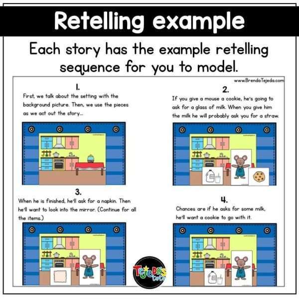 Sequencing and Story Retell Laura Numeroff Books