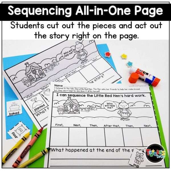 Sequencing and Story Retell Pop-ups and Pocket Chart Cards Fairy Tales