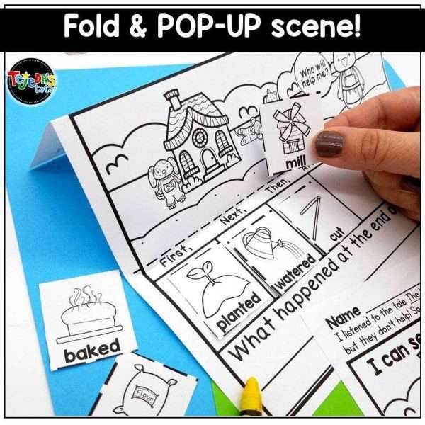 Sequencing and Story Retell Pop-ups and Pocket Chart Cards Fairy Tales