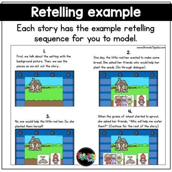 Sequencing and Story Retell Pop-ups and Pocket Chart Cards Fairy Tales