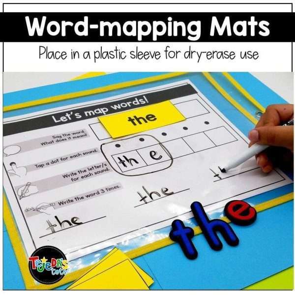 Word Mapping Sight Word Practice Pages