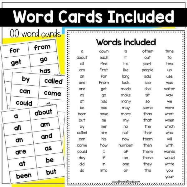 Word Mapping Sight Word Practice Pages
