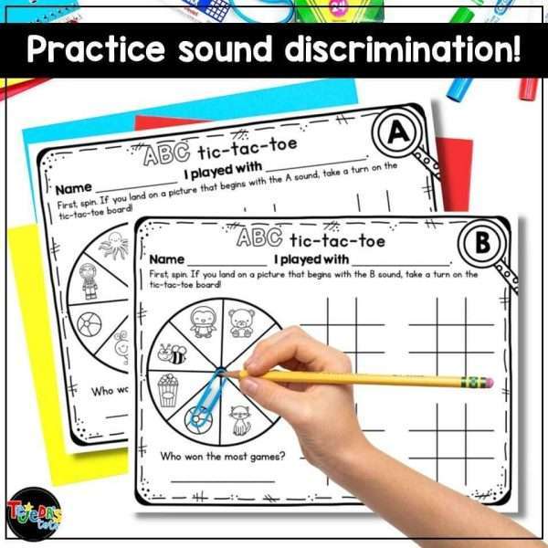 Alphabet Games: ABC Tic-Tac-Toe: Partner Game