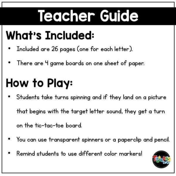Alphabet Games: ABC Tic-Tac-Toe: Partner Game