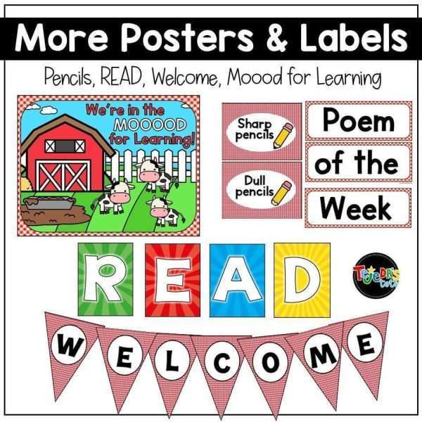 Farm Themed Classroom Decor