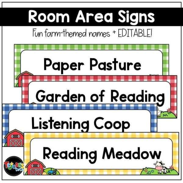 Farm Themed Classroom Decor
