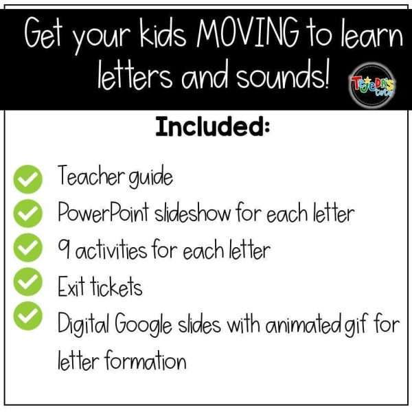 Alphabet PowerPoints- Science of Reading - Speech to Print Letters