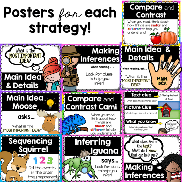 Print + Digital Comprehension Strategies Bundle