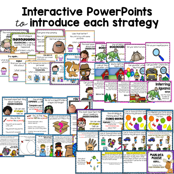 Print + Digital Comprehension Strategies Bundle