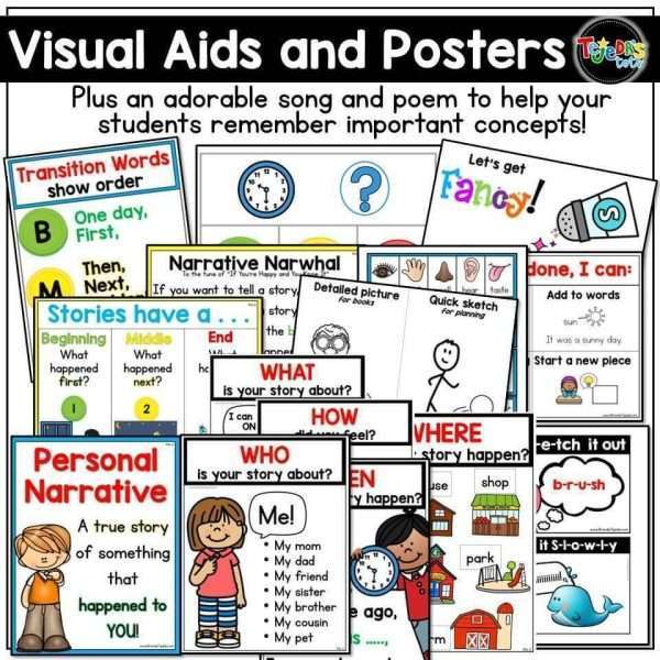Kindergarten Writing Unit 3 - Personal Narratives