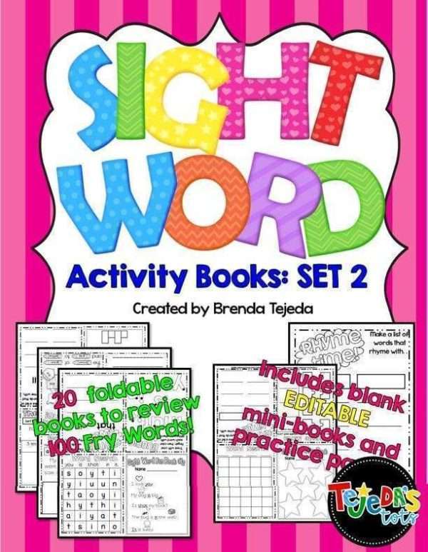 Sight Word Activity Books, Fry Words 101-200