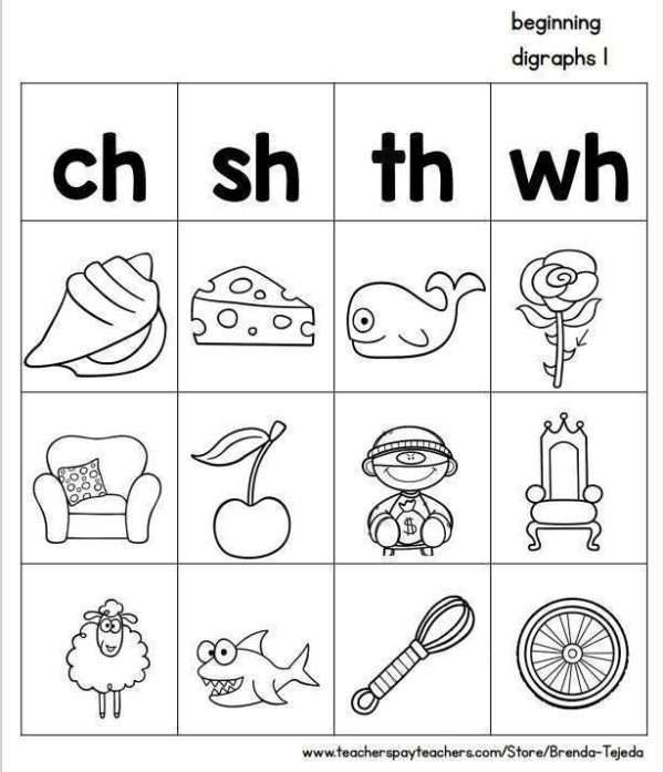 Word Work Sorts: Blends and Digraphs