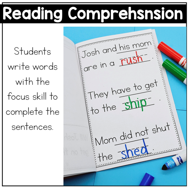 Decodable Readers Digraphs Science of Reading Phonics Kindergarten 1st Grade