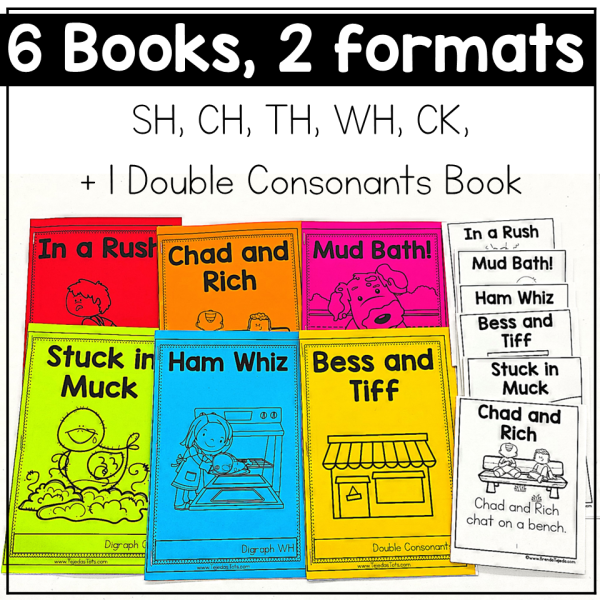 Decodable Readers Science of Reading Phonics Books