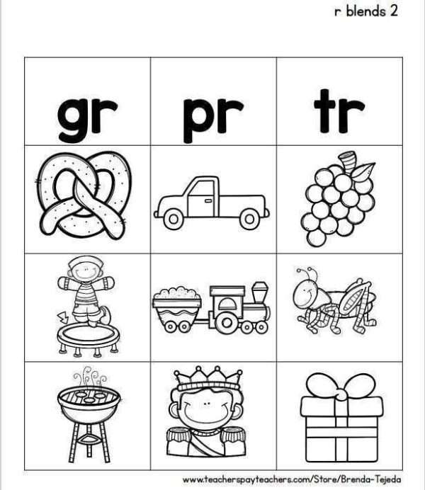 Word Work Sorts: Blends and Digraphs