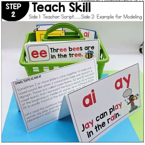 Vowel Teams Decodable Passages and Reading Lessons Science of Reading 1st Grade