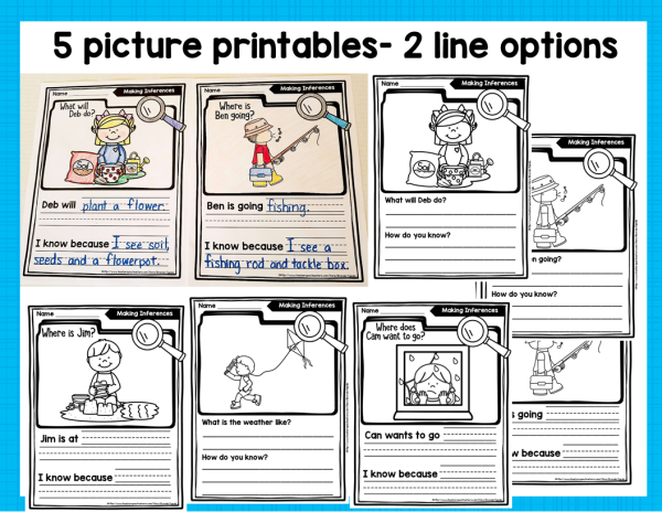 Making Inferences PowerPoint and Practice Activities Reading Comprehension Skill