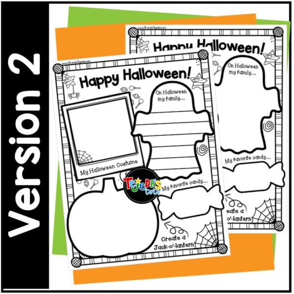Halloween and Pumpkin Coloring Pages and Activity Posters and Bulletin Board - Image 4