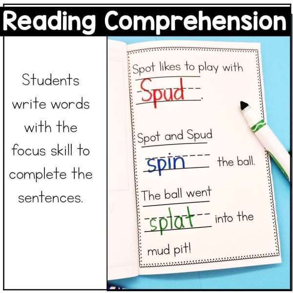 Decodable Readers Blends Books Science of Reading Kindergarten 1st Grade