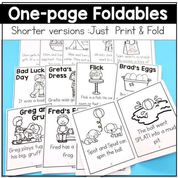 Decodable Readers Blends Books Science of Reading Kindergarten 1st Grade