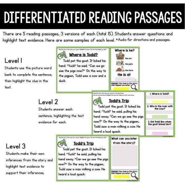 DIGITAL: Making Inferences Comprehension Strategy