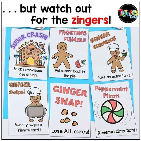 Gingerbread Man CVC and CVCE Phonics Game | 200 Word Cards