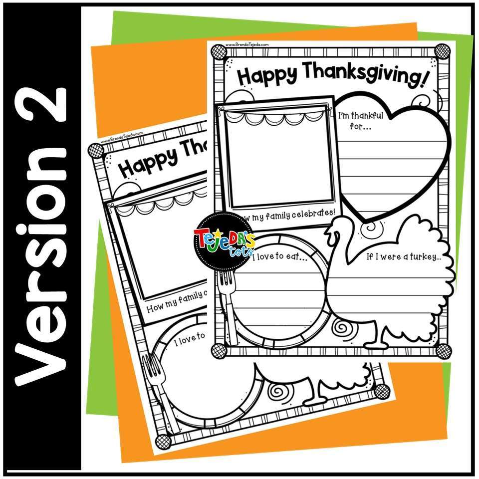 Thanksgiving Bulletin Board and Turkey in Disguise Coloring Pages Activity Pages - Image 3