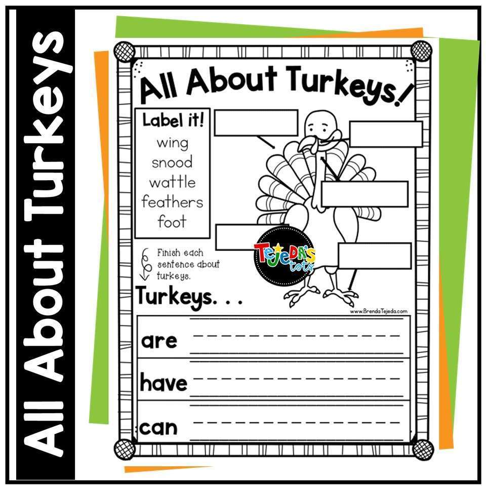 Thanksgiving Bulletin Board and Turkey in Disguise Coloring Pages Activity Pages - Image 4