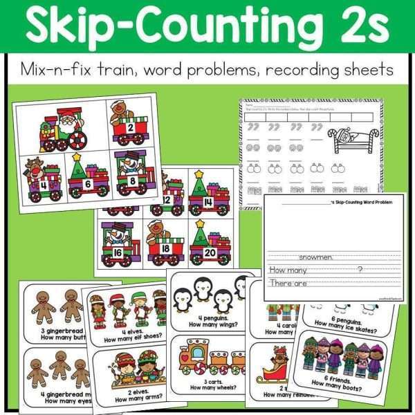 Christmas Centers Reading Writing and Math Activities Gingerbread