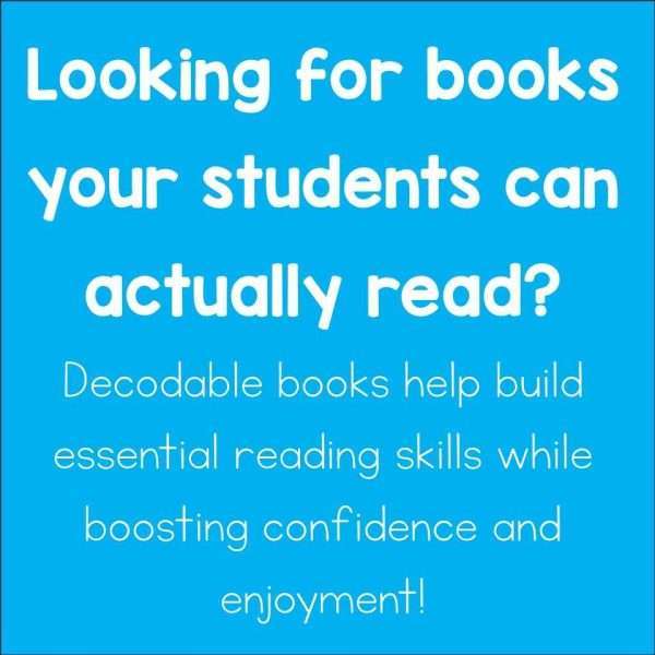 Decodable Readers Multisyllabic Word Books Science of Reading Syllable Division