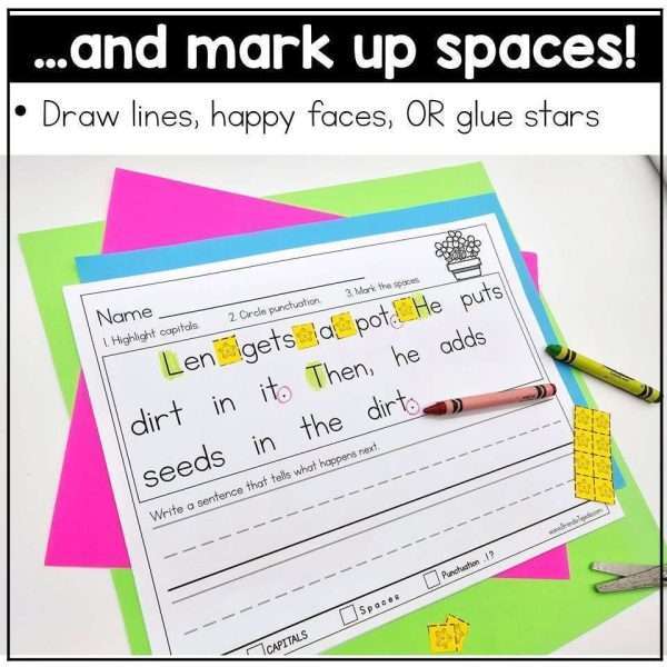 Capitalization and Punctuation Worksheets Sentence Editing and Structure Spring