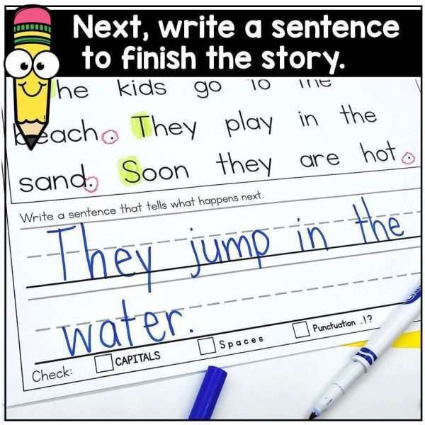 Capitalization and Punctuation Worksheets Sentence Editing and Structure Summer