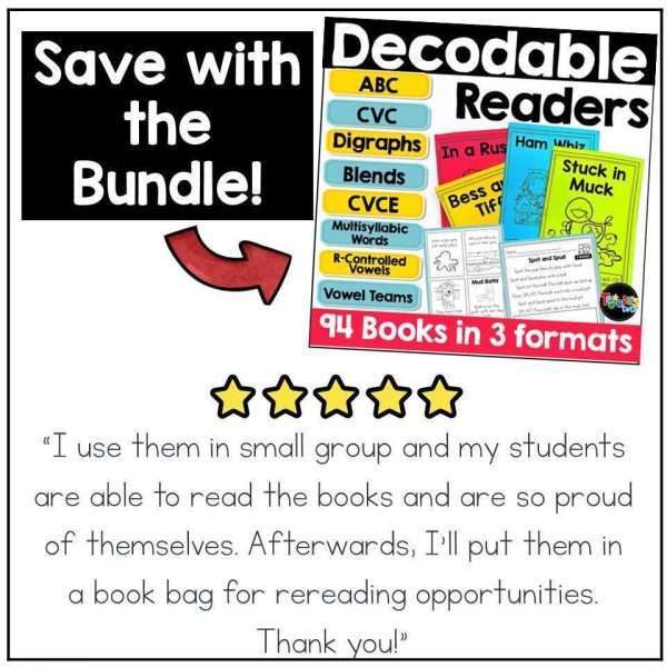 Decodable Texts | Vowel Teams | Science of Reading Phonics Books