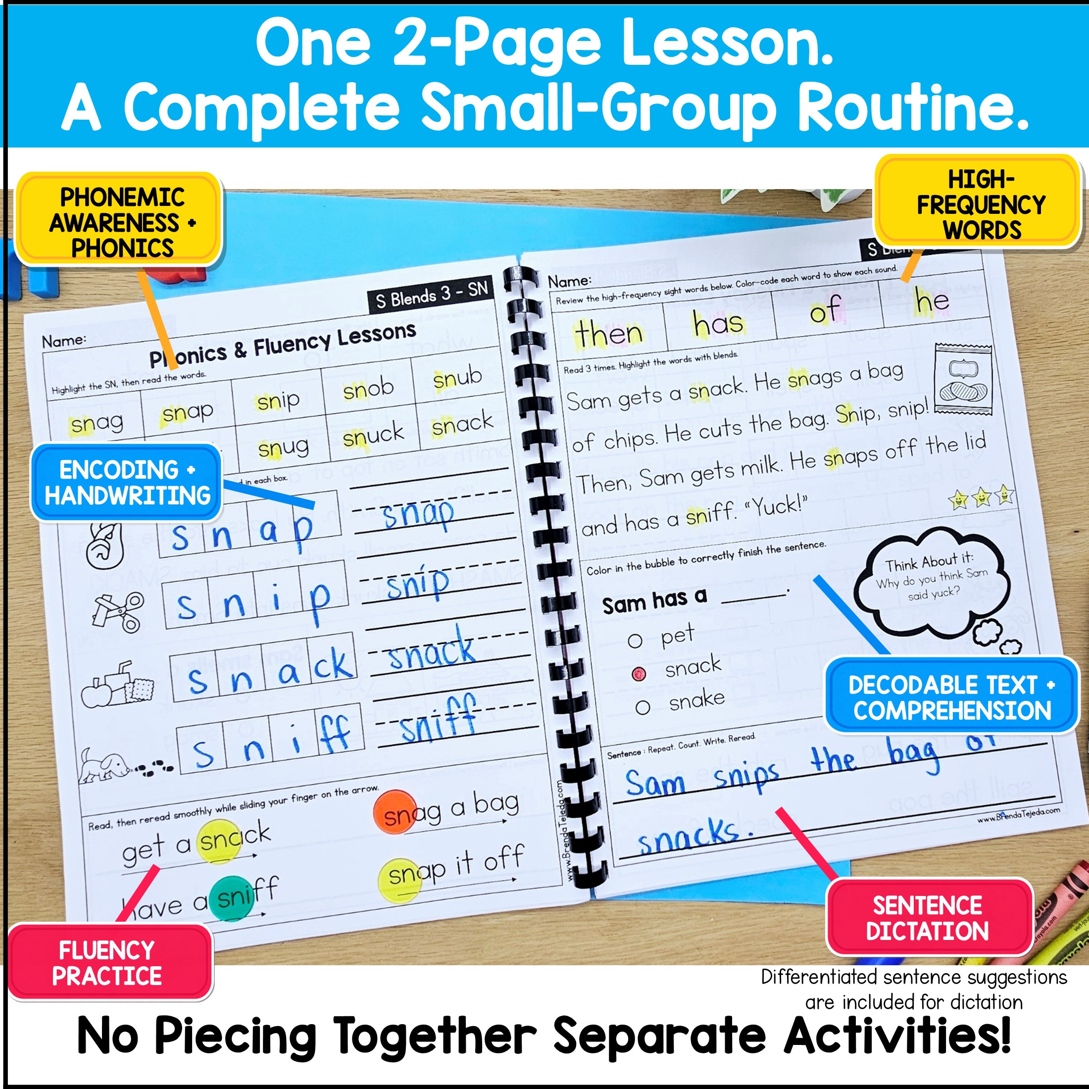 Phonics Intervention Decodable Passages Small Group Reading Intervention BUNDLE - Image 4