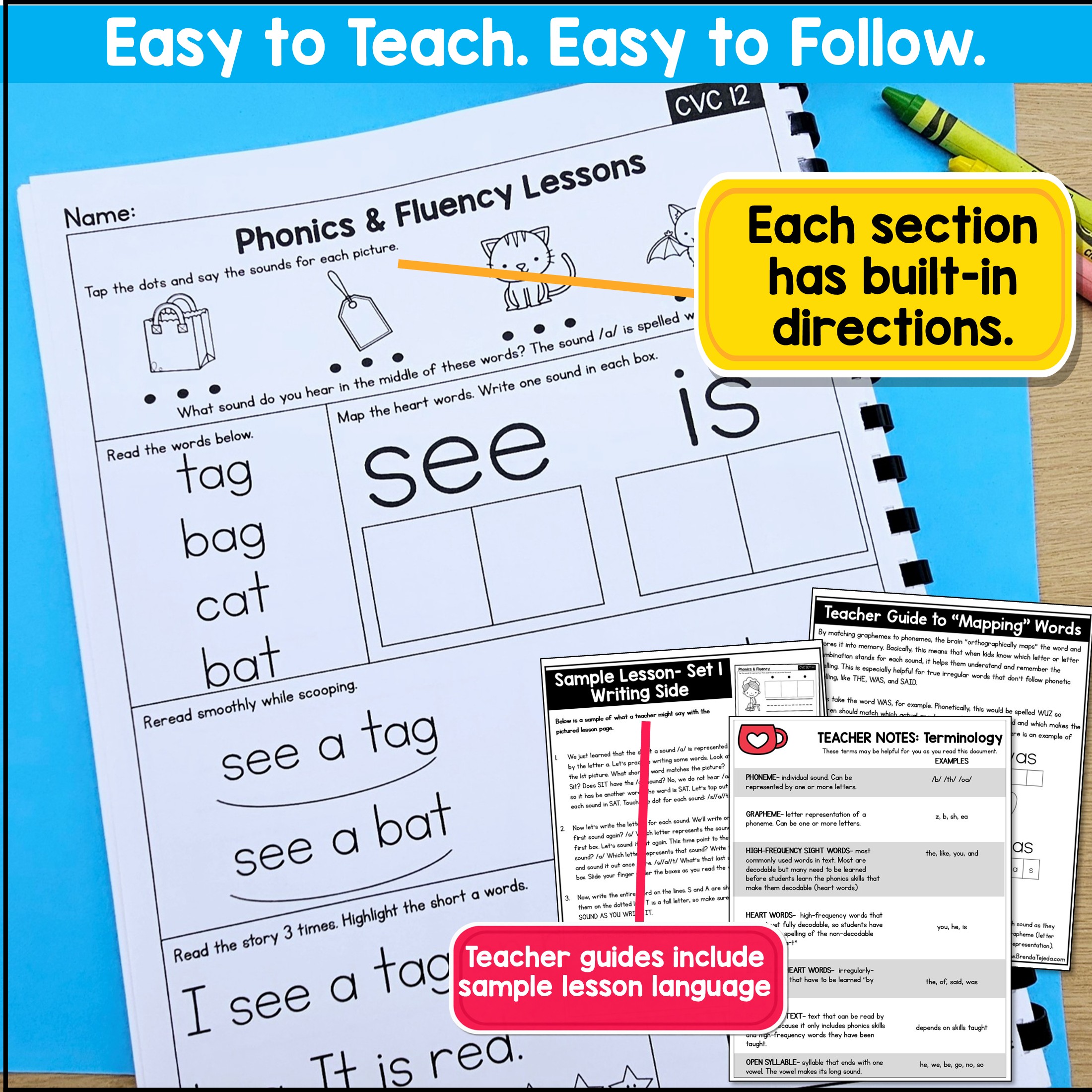 Phonics Intervention Decodable Passages Small Group Reading Intervention BUNDLE - Image 5