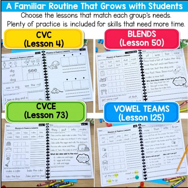 Phonics Intervention Decodable Passages Small Group Reading Intervention BUNDLE - Image 6