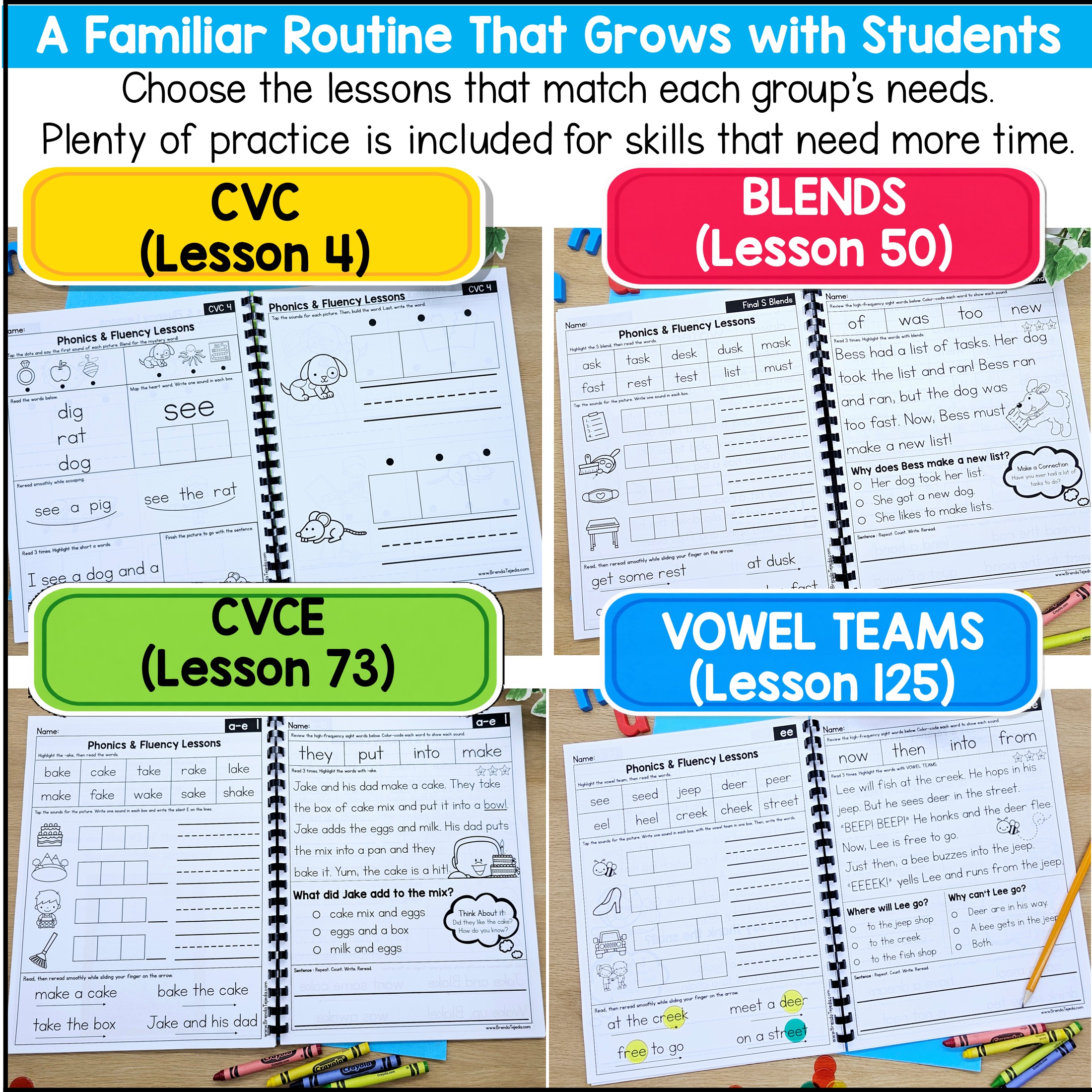 Phonics Intervention Decodable Passages Small Group Reading Intervention BUNDLE - Image 6