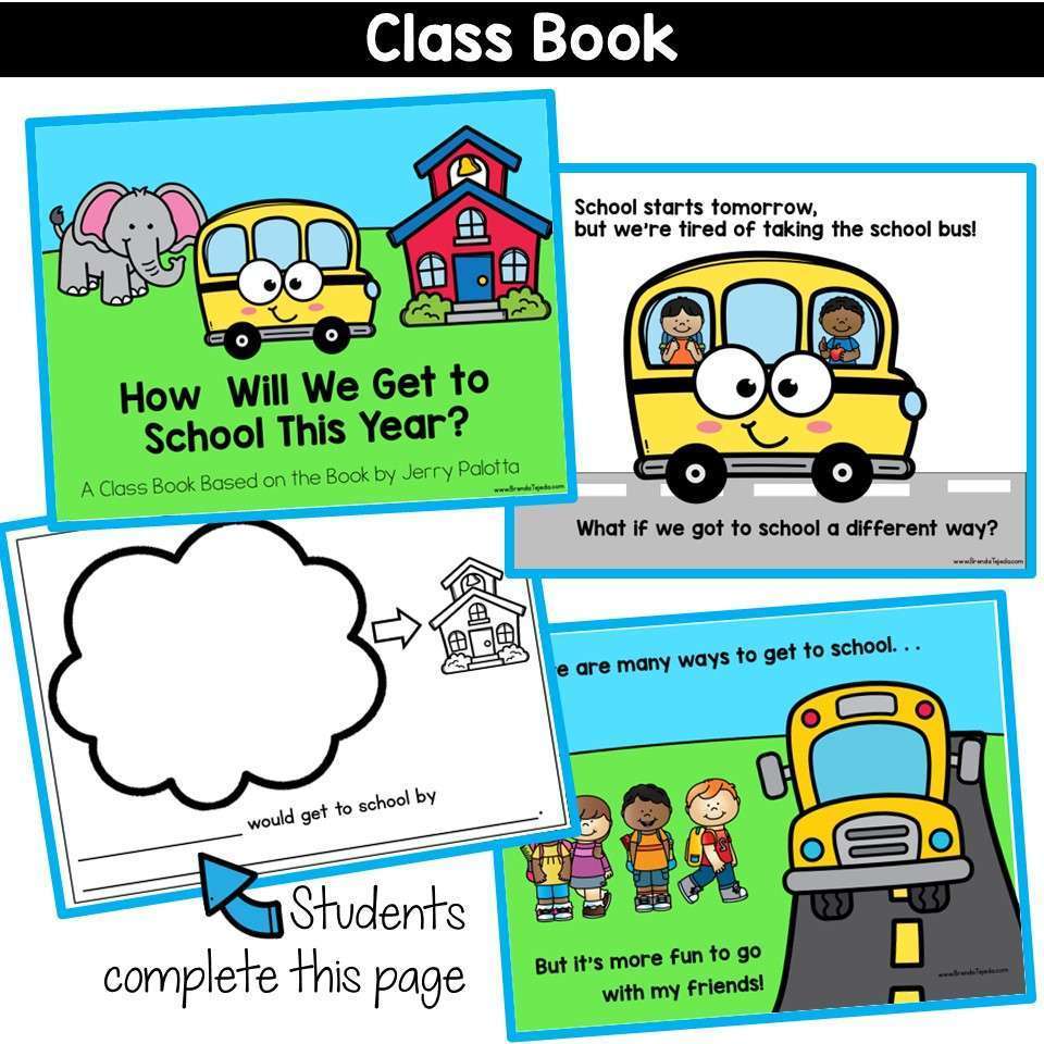 How Will I Get to School This Year? Book Companion Read-Aloud for Back to School - Image 3