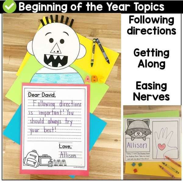 September/Back-to-School Read-Alouds: Comp. Skills and Writing Activities