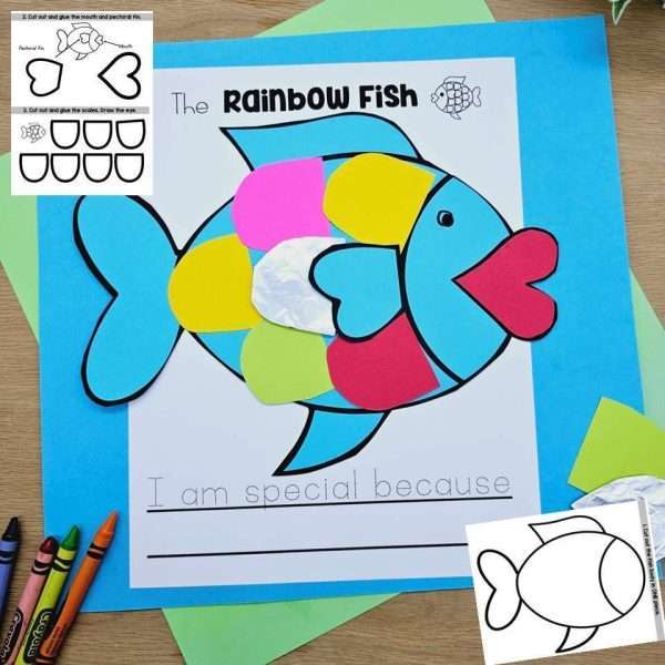 The Rainbow Fish | First Day of School Book Companion | Back to School Craft