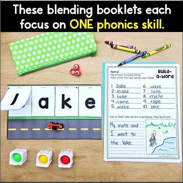 Blending Board Flipbooks for Building and Blending Words | Phonics Flipbook