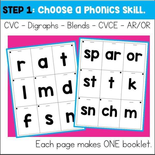 Blending Board Flipbooks for Building and Blending Words | Phonics Flipbook