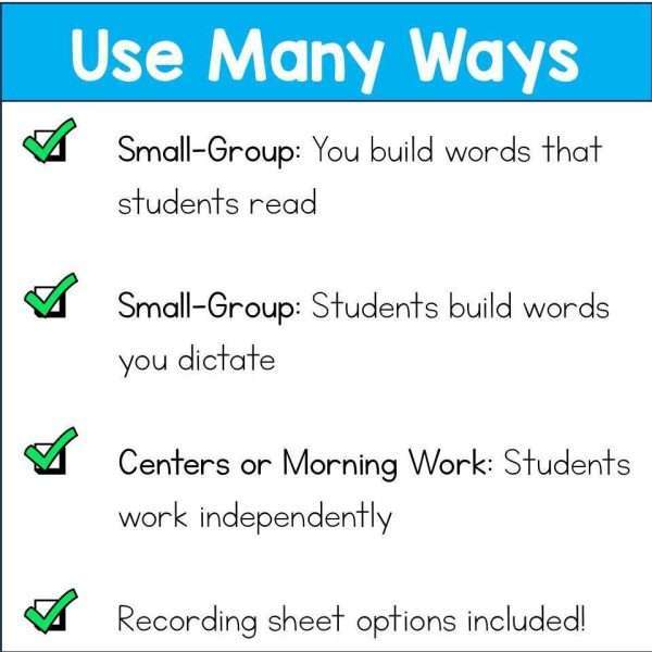 Blending Board Flipbooks for Building and Blending Words | Phonics Flipbook