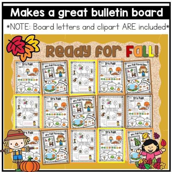 Fall Coloring Pages Posters and Autumn Activities | Kindergarten First Grade