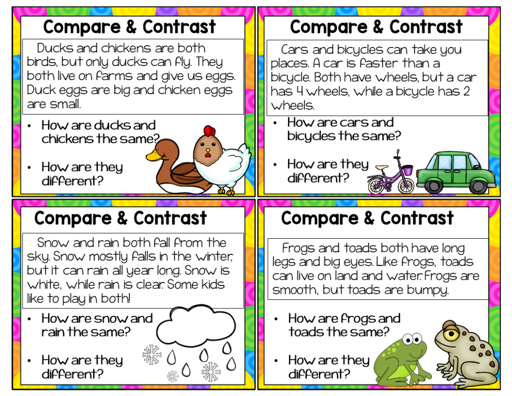 Reading Comprehension Task Cards