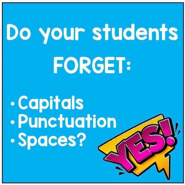 Capitalization and Punctuation Worksheets Phonics Decodable Sentences Editing