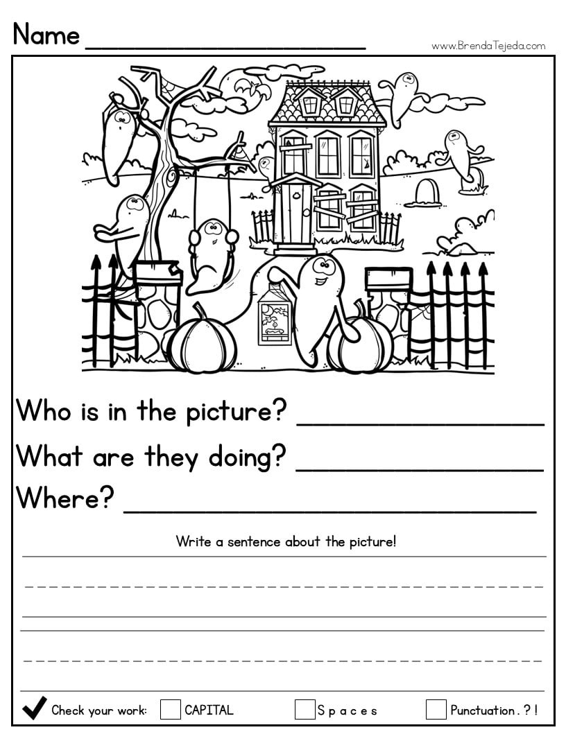 Picture Writing Prompts Writing Expanding Sentences - Image 3