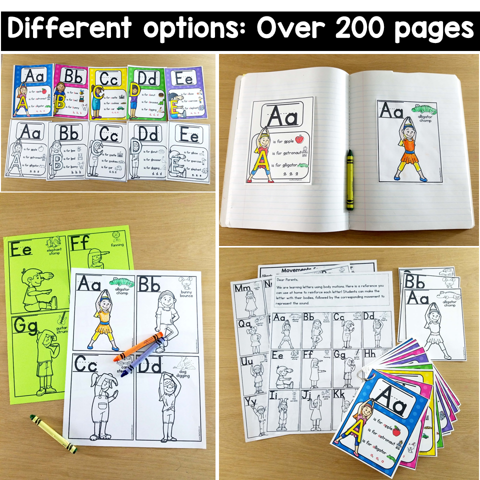 Body-Spelling Alphabet Posters: Kinesthetic Learning - Image 4