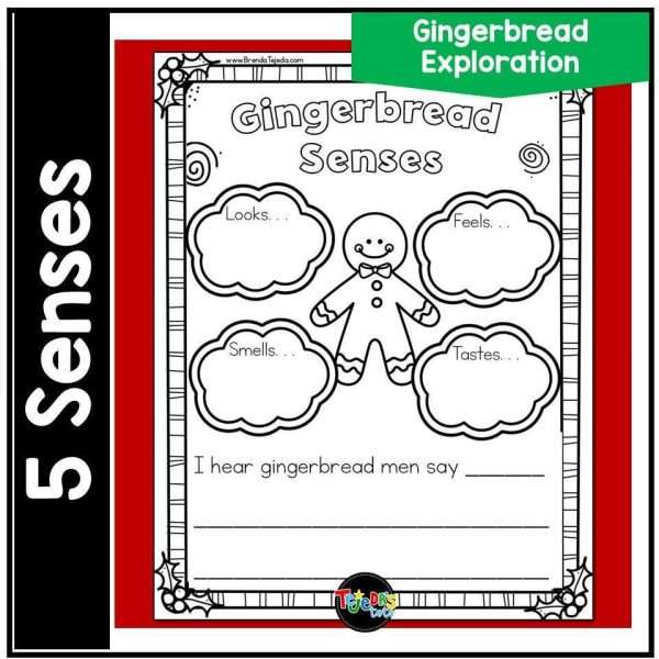 Gingerbread Coloring Pages Christmas Bulletin Board Holiday Activities Posters